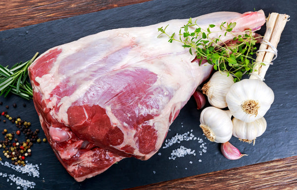 Leg of lamb, bone in
