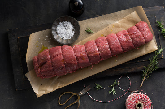 Beef eye fillet roast